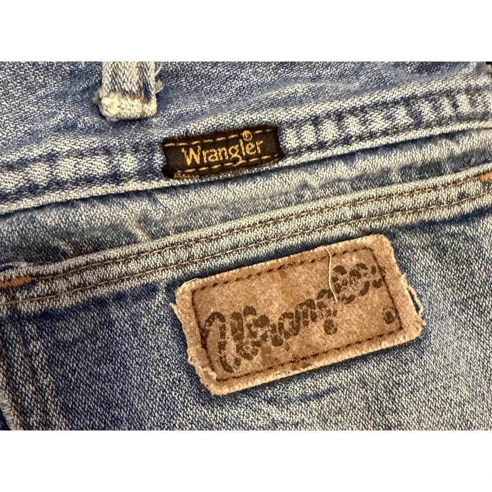 Vintage Wrangler Blue Jeans 38x33